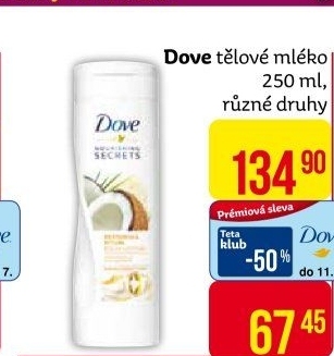 Tělové mléko Dove