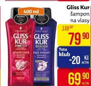 Šampon Gliss Kur Schwarzkopf