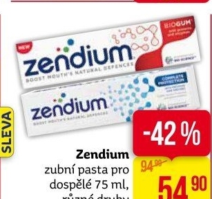 Pasta na zuby Zendium
