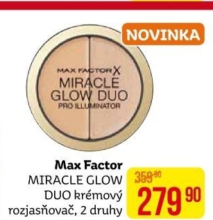 Krémový rozjasňovač Duo Miracle Glow Max Factor