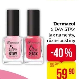 Lak na nehty 5Day Stay Dermacol
