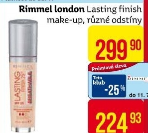 Make up Lasting Finish 25 H Rimmel