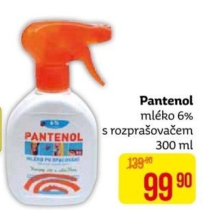 Mléko po opalování ve spreji 6% Pantenol Mika
