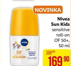 Mléko dětské na opalování kuličkové roll-on OF 50+ Protect &amp