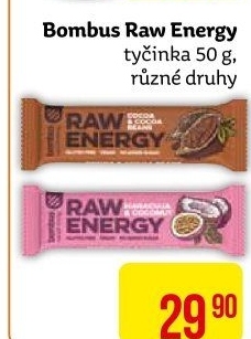 Tyčinka Bombus Raw Energy