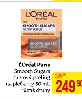 Peeling pleťový Smooth Sugars Crubs L'Oréal