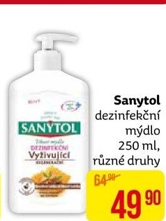 Tekuté dezinfekční mýdlo Sanytol