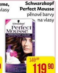 Barva na vlasy Perfect Mousse Schwarzkopf