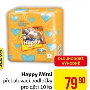 Podložky přebalovací Happy Mimi