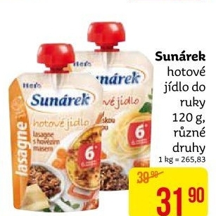 Hotová jídla Do ručičky Sunárek