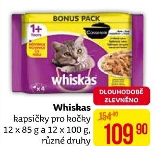 Kapsičky pro kočky Whiskas