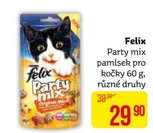 Pamlsky pro kočky Party mix Felix Purina