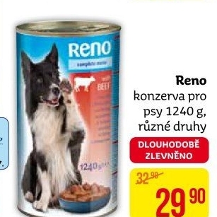 Konzerva pro psy Reno