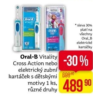 Elektrický zubní kartáček Vitality Cross Action Oral-B