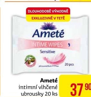 Ubrousky pro intimní hygienu Ameté
