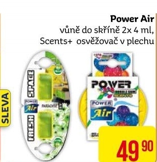 Osvěžovač vzduchu do skříně Power Air