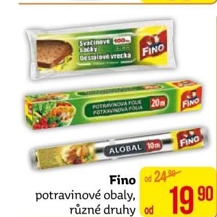 Potravinové obaly Fino