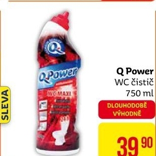 Čistič WC gelový Q Power