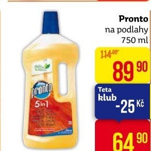 Čistič na podlahy Pronto