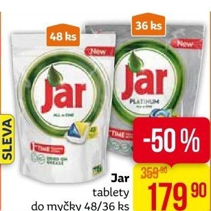 Kapsle do myčky Jar