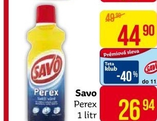 Prací prostředek Perex Savo