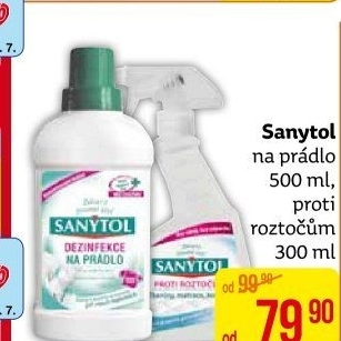 Dezinfekční čistič na prádlo Sanytol