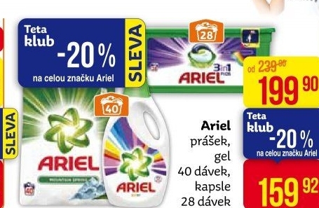 Prací prášek Ariel