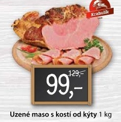 Uzené maso od kýty s kostí Krahulík