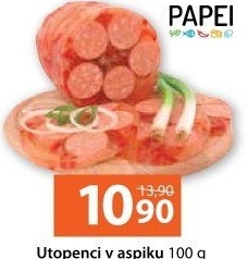 Utopenci v aspiku Lahůdky Papei