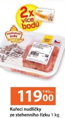 Kuřecí nudličky ze stehenního řízku Vodňanské kuře