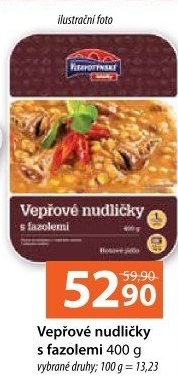 Vepřové nudličky s fazolemi Vltavotýnské lahůdky