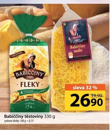 Těstoviny babiččiny Druid