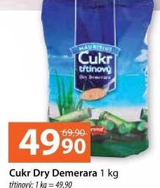 Třtinový cukr Dry Demerara Druid Mauritius