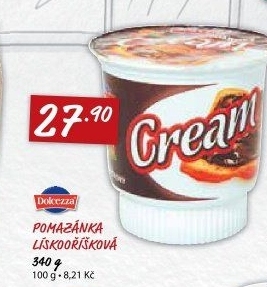 Lískooříšková pomazánka Cream Dolcezza