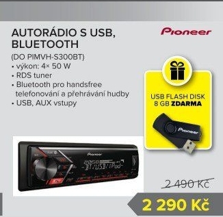Autoradio Pioneer MVH-S300BT