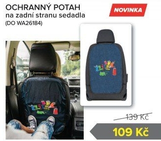 Ochranný potah zadní strany autosedadla