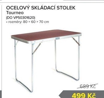 Skládací stolek