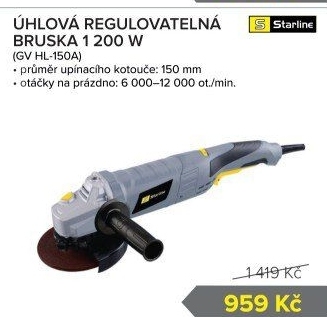 Úhlová bruska Starline