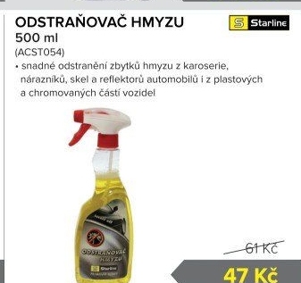Odstraňovač hmyzu Starline