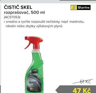Čistič skel Starline