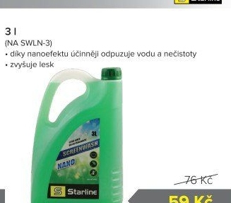 Letní směs do ostřikovačů Nano Starline