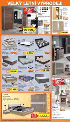 akční leták Sconto nábytek 13.6.2018-10.7.2018