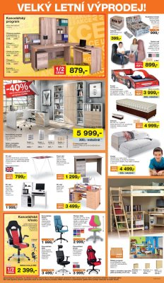 akční leták Sconto nábytek 13.6.2018-10.7.2018