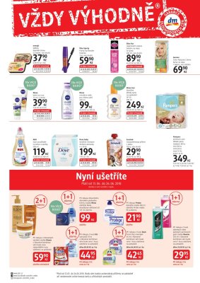 akční leták dm drogerie 13.6.2018-26.6.2018