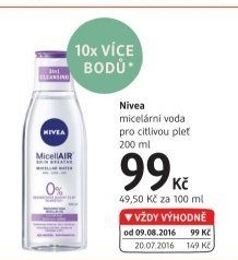 Micelární voda Nivea