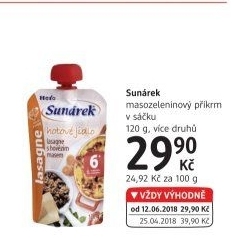 Hotová jídla Do ručičky Sunárek