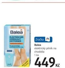 Pilník elektrický na chodidla Balea