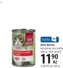 Konzerva pro kočky Dein Bestes