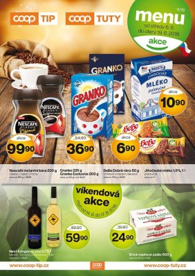 akční leták COOP 6.6.2018-19.6.2018