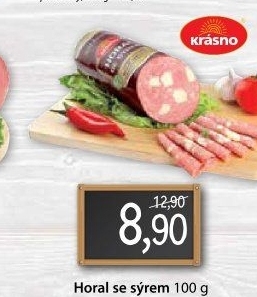 Salám Horal se sýrem Krásno
